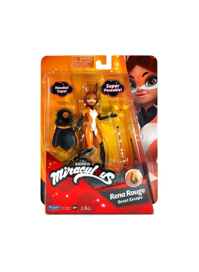 Playmates Miraculous Moments Small Dolls - Rena Rouge Great Escape 
