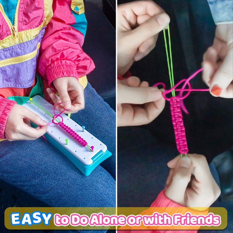 GILI Friendship Bracelet Making Kit for Girls Age 8-12 – DIY Arts and Crafts Toys – Best Christmas Birthday Gifts Ideas for Girls 7 8 9 10 11 Years Old - Image 5