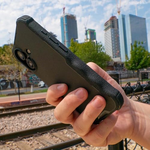 Smartish® iPhone 16 Pro Protective Magnetic Case - Gripzilla Compatible with MagSafe [Rugged + Tough] Heavy Duty Armor Slim Cover w/Drop Tested Protection for Apple iPhone 16 Pro - Black Tie Affair - Image 2