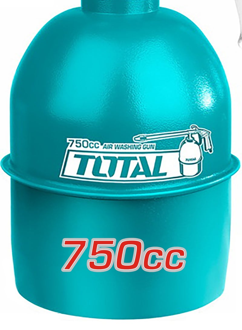 TOTAL Pneumatic Washing Gun (0.75L) - 4 Bar Professional Air Engine Cleaner & Degreaser - Heavy-Duty Suction Feed Spray Gun for Automotive & Industrial Cleaning - TAT20751 - Image 3