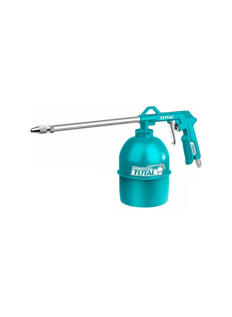 TOTAL Pneumatic Washing Gun (0.75L) - 4 Bar Professional Air Engine Cleaner & Degreaser - Heavy-Duty Suction Feed Spray Gun for Automotive & Industrial Cleaning - TAT20751 - Image 1