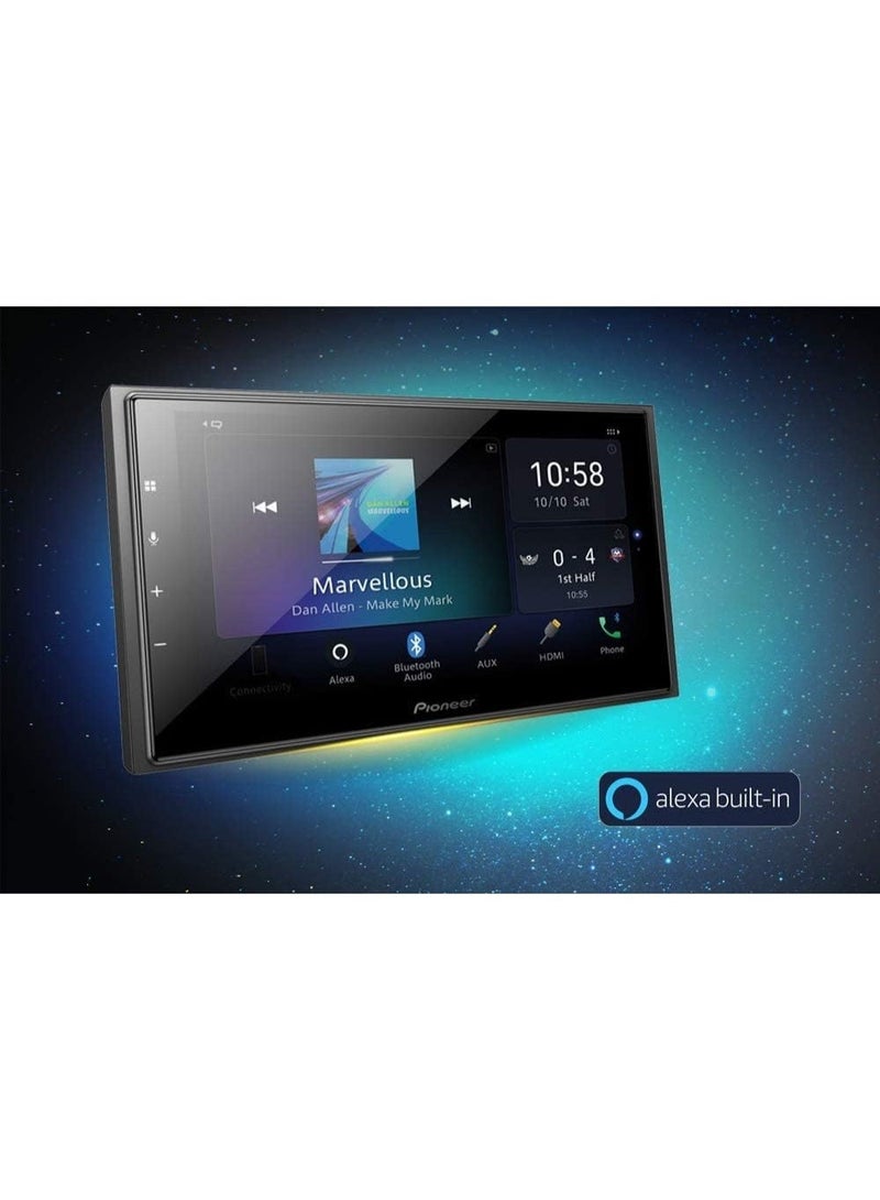 بايونير جهاز استقبال الوسائط المتعددة للسيارة Pioneer DMH-Z6350BT بشاشة 6.8 بوصة واتصال لاسلكي – يدعم Apple CarPlay وAndroid Auto لاسلكياً، وWi-Fi، وتقنية الصوت عالي الدقة (Hi-Res Audio) - Image 5
