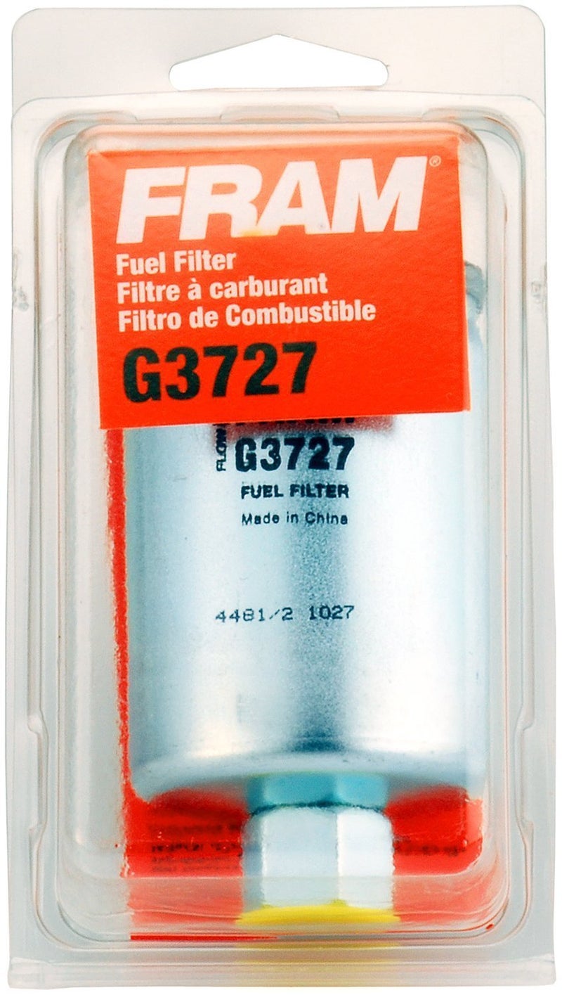 FRAM G3727CS High Performance Replacement InLine Fuel Filter for Optimal Engine Protection Fits Select Vehicle Model Years