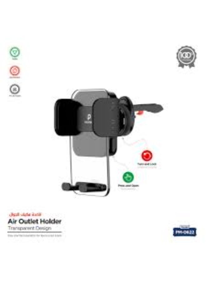 Promass Air Outlet Holder – Transparent Design (Model PM-0622) - Image 1