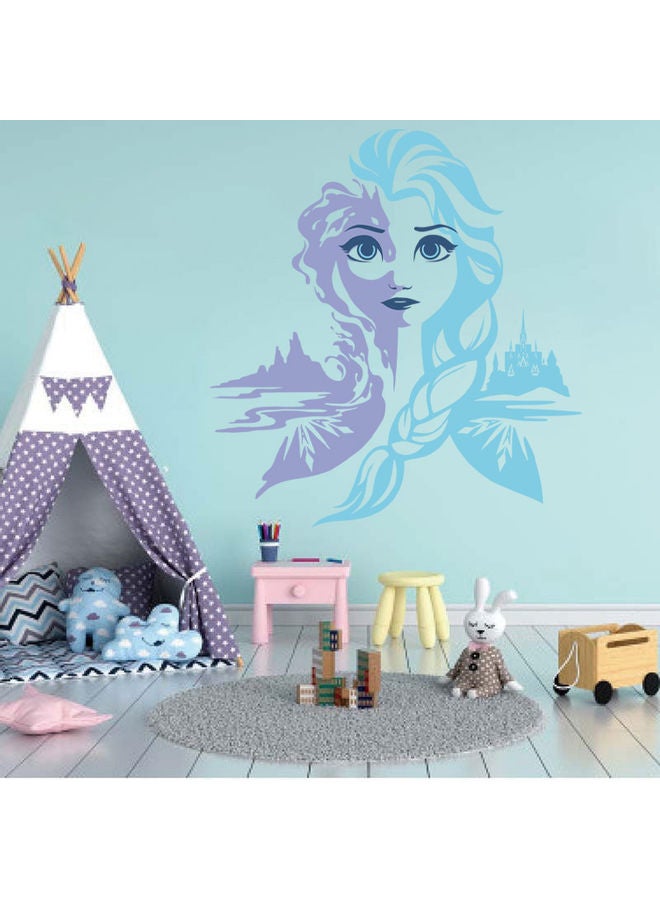 NIBEMINENT Princess Elsa Wall Sticker Multicolour - Image 2