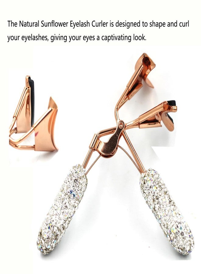 Bestbling Bling Rhinestone Eyelash Curler - Designed for Stunning, Curled Lashes (Silver) - Image 2