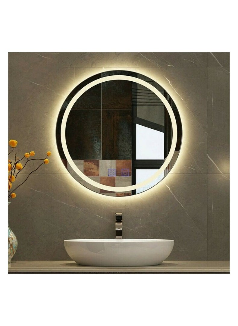Generic Yellow Led Laser Wall Mirrors 70X70X3Cm  Yellow  - Image 1