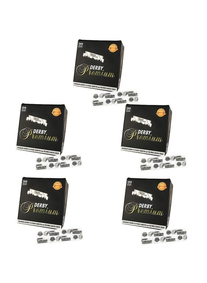 Derby 500 "Derby Premium" Single Edge Razor Blades for straight razor - Image 1