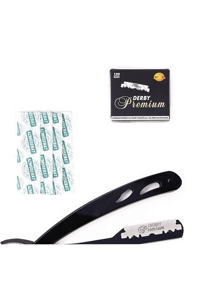 Derby 500 "Derby Premium" Single Edge Razor Blades for straight razor - Image 3