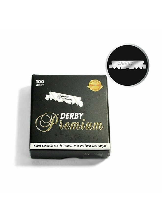 Derby 500 "Derby Premium" Single Edge Razor Blades for straight razor - Image 2