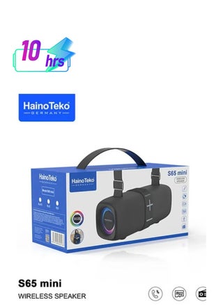 S65 Mini Wireless Speaker | Portable Bluetooth Speaker with Clear Sound, Compact Design, 10-Hour Playtime | Ideal for Travel, Outdoor, Home Use, and Parties - pzsku/ZA6ADFE4EAB5EB158585BZ/45/1743923871/166876b3-0bd3-4a46-880b-800b2ba5bd60