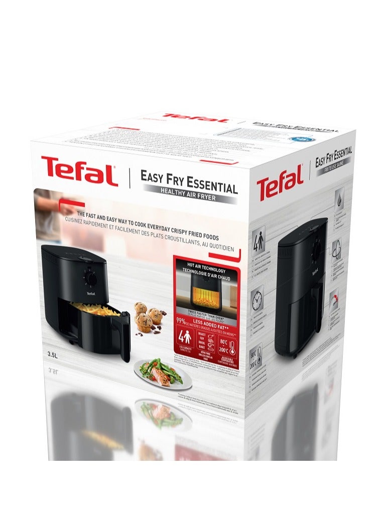 Tefal Easy Fry Essential, Oil Less Fryer 3.5 L 1500 W EY1308EG Black - Image 5