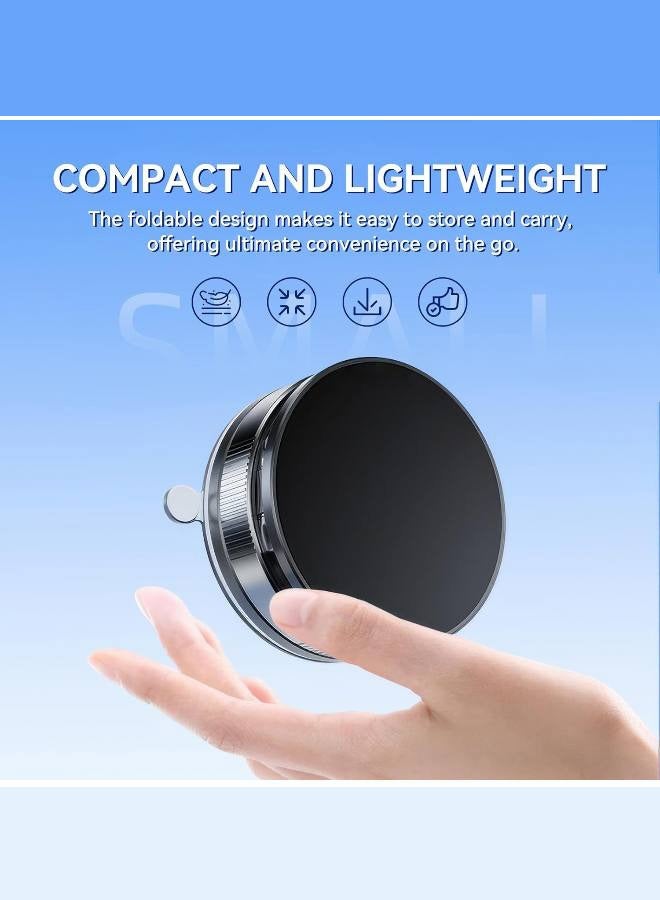 Vacuum Car Holder, Super Strong magnetic phone holder, Easy Car Phone Mount, Multi-Function Car Phone Holder, Easy-Moving mobile holder car, 360 Rotation Universal car mobile holder magnetic, Magnetic Car Phone Holder with Charging, car mobile holder by  - Image 4