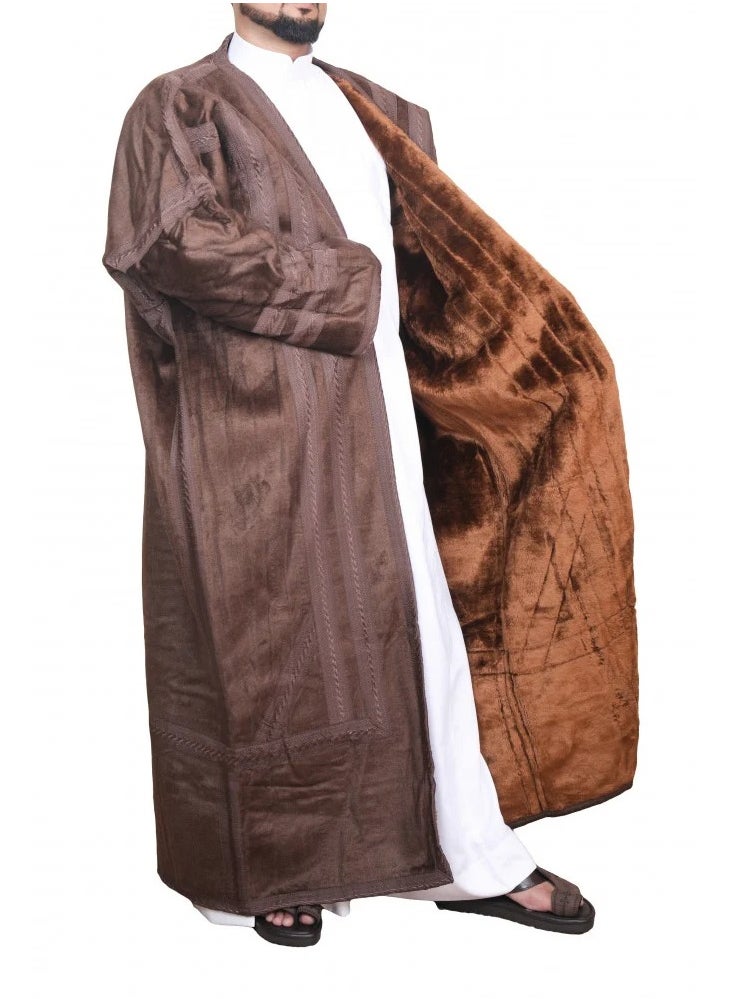 SH_MAN Brown fur cloak for men 