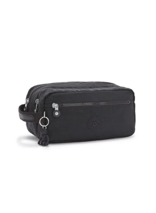kipling Medium Toiletry Bag Unisex Black Noir Agot
