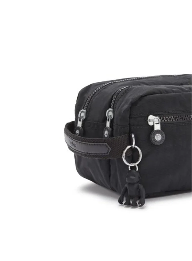kipling Medium Toiletry Bag Unisex Black Noir Agot