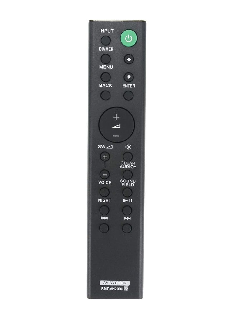 HuHa - RMT-AH200U Remote Control for Sony Sound Bar Home Theater AV System HT-CT390 HT-RT3 HT-RT4 HT-RT40 HTCT390 HTRT3 HTRT4 HTRT40 - Image 1