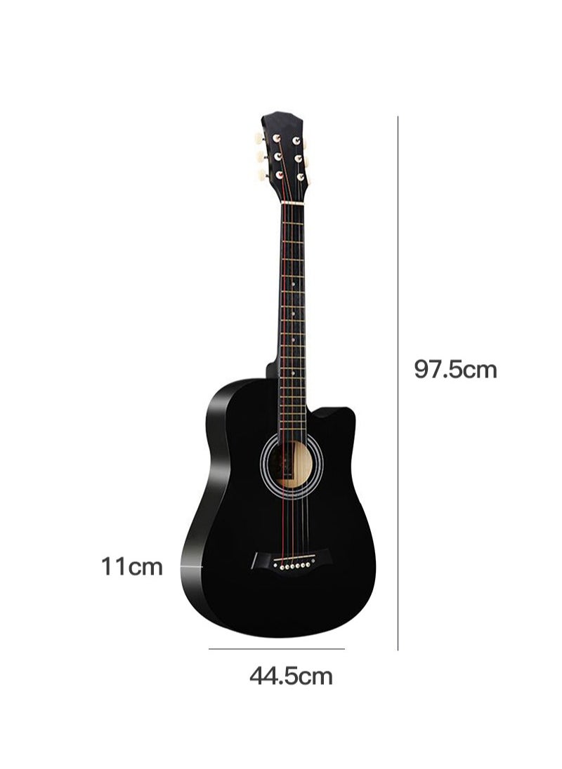 Sharpdo - 38 Inch Classical Guitar Kit With 6 Strings Gig Bag Tuner Picks Strap For Beginners Adults Kids Birthday Gift - Image 1