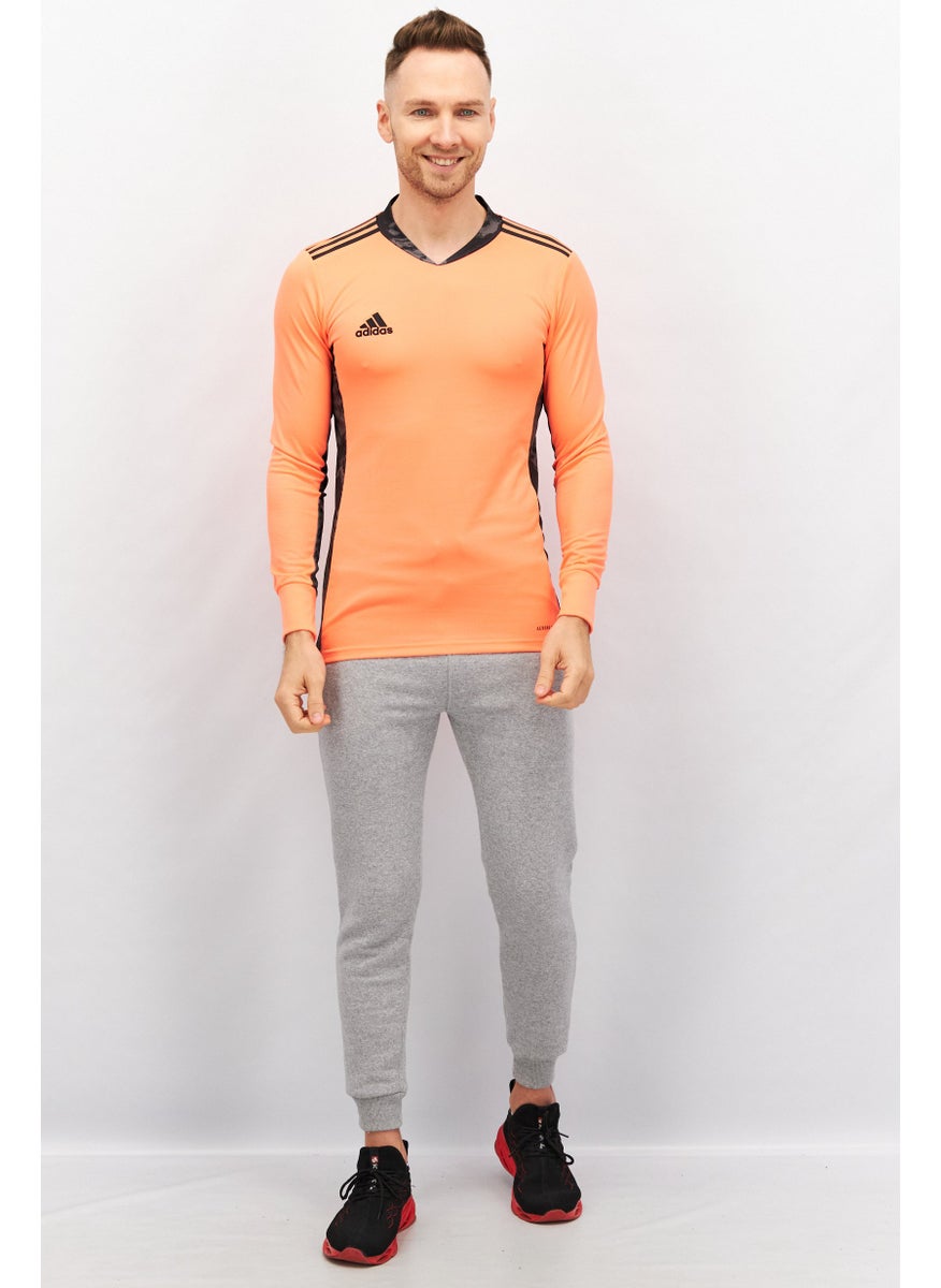 Adidas Men Sportswear Fit Long Sleeve Training Jersey, Orange  - Image 3