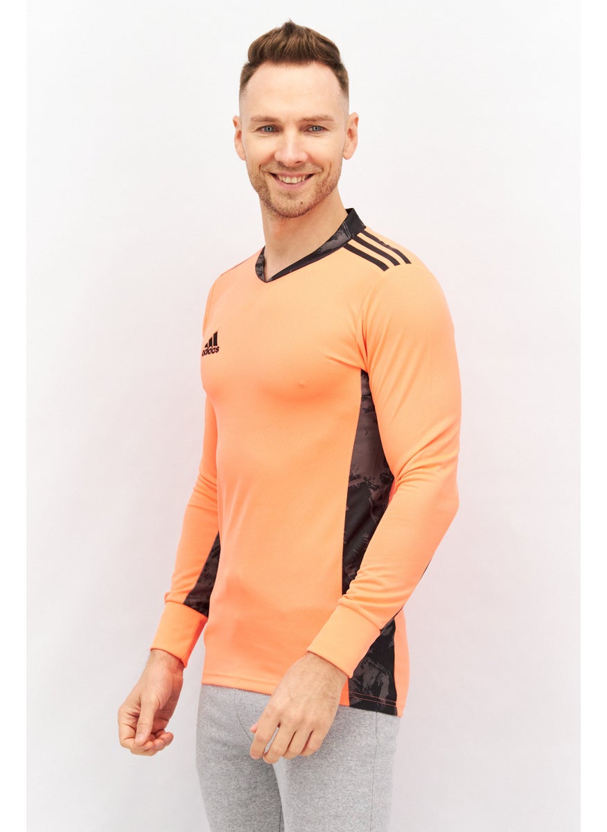 Adidas Men Sportswear Fit Long Sleeve Training Jersey, Orange  - Image 4