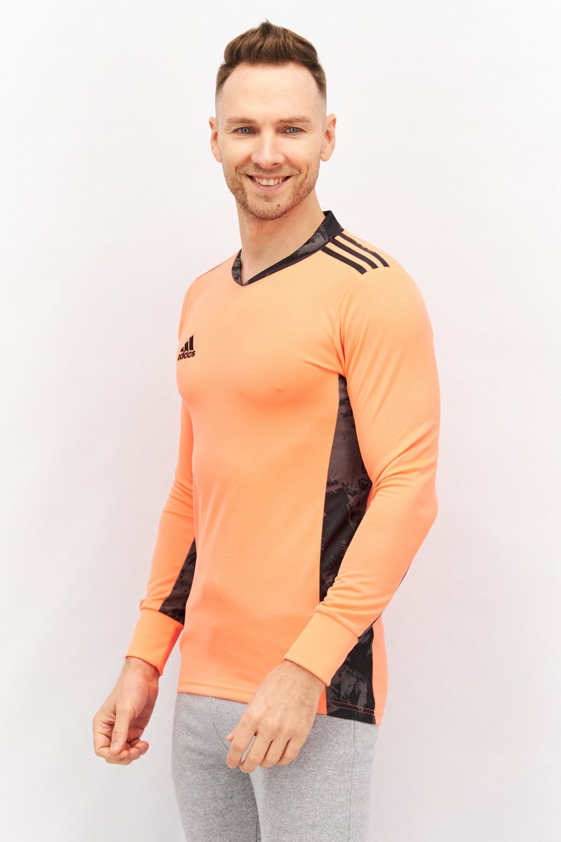 Adidas Men Sportswear Fit Long Sleeve Training Jersey, Orange  - Image 4