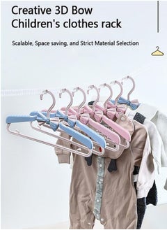 Arabest 10PCS Butterfly Children's Clothes Hanger Baby Nursery Closet Hangers Adjustable Coat Hanger for Newborn Girl and Boy Toddlers Kids  - Image 2