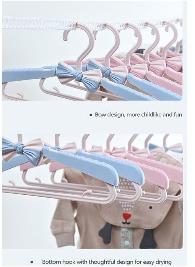 Arabest 10PCS Butterfly Children's Clothes Hanger Baby Nursery Closet Hangers Adjustable Coat Hanger for Newborn Girl and Boy Toddlers Kids  - Image 3