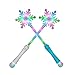 SENSORY4U Frozen Snowflake LED Light Up Wand Toy for Kids 2 Pack Magical Princess Costume Accessory Perfect for Party Favors Holiday Birthday Events - Image 2