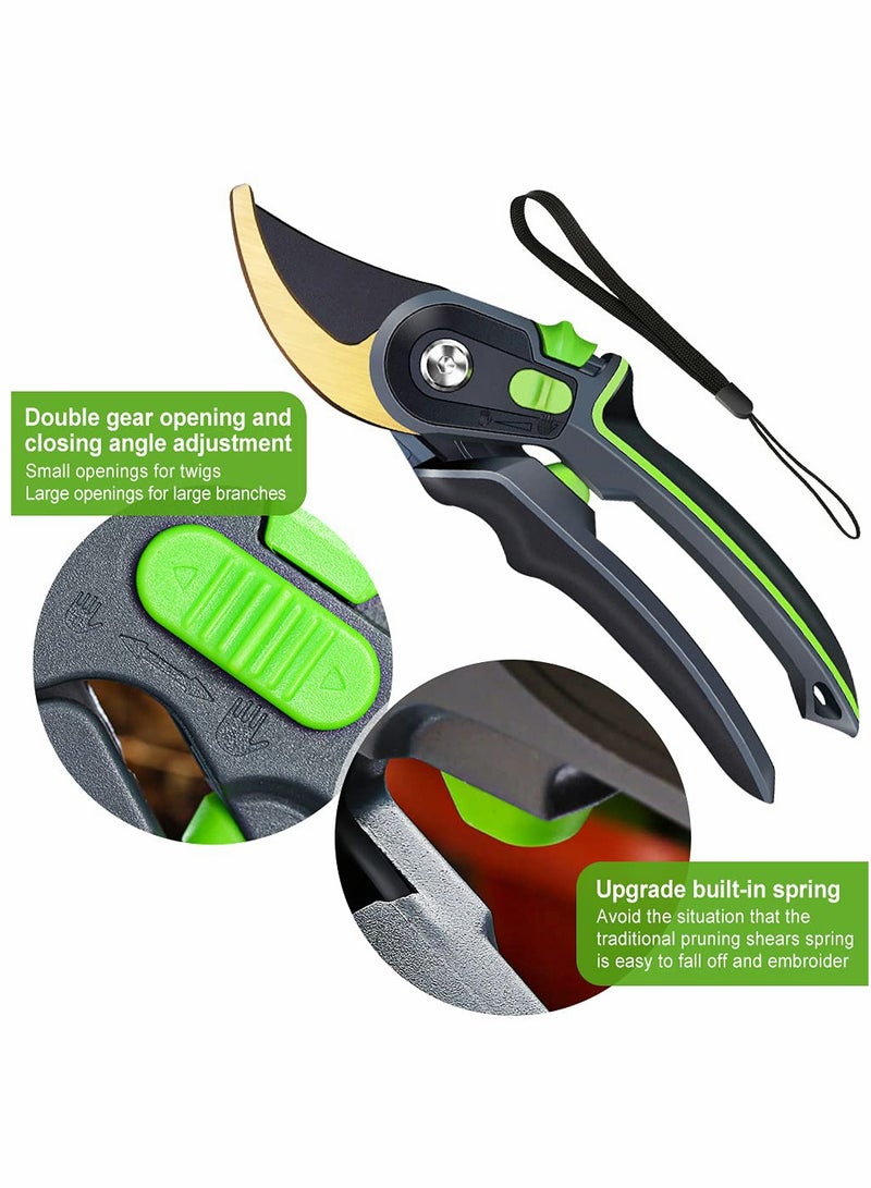 Heavy-Duty Rust-Proof Garden Pruners - Durable Gardening Scissors for Effortless Trimming and Pruning Tasks - Image 3