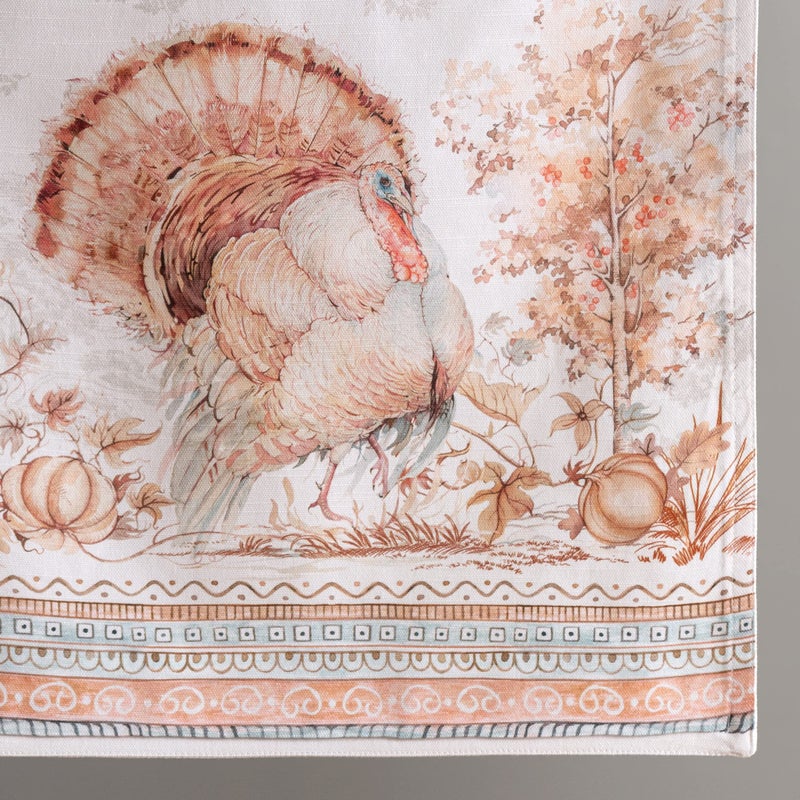 Maison d' Hermine Table Runner 100% Cotton 14.50Inch x 72Inch Decorative Table Runners  Dining  Kitchen  Parties & Camping  Giving Thanks (Double Layer) - Thanksgiving/Christmas - Image 4