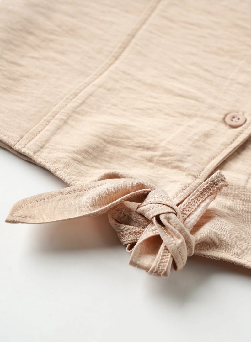 POPEES Front-Open Collared Top (1–6 Years) – Lightweight & Comfortable Baby Girl Wear - Image 4