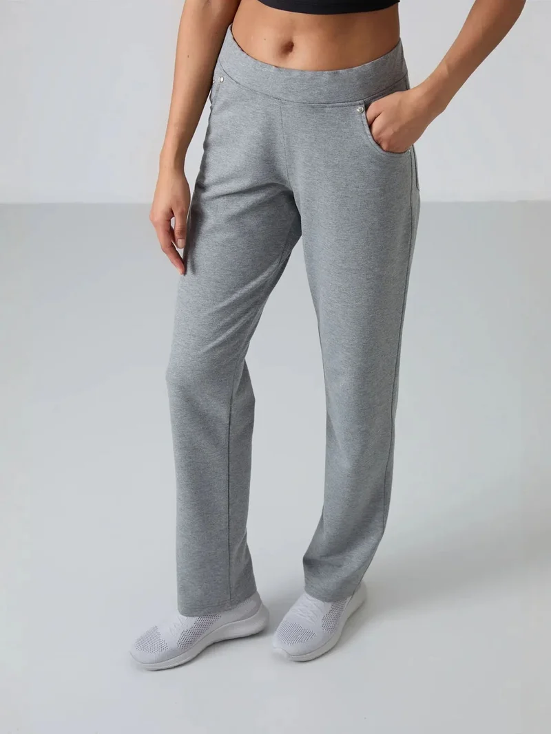 تومي لايف TOMMY Women’s Relaxed Straight-Leg Sweatpants