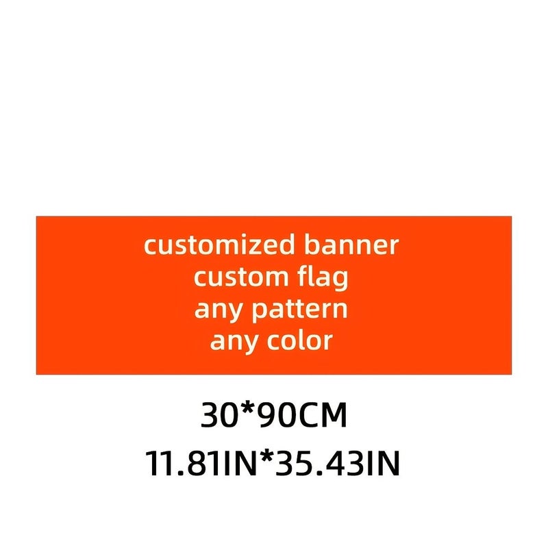 Custom Small Banner 11.81x35.43 Inch for Football Fan Party Decoration - Image 5
