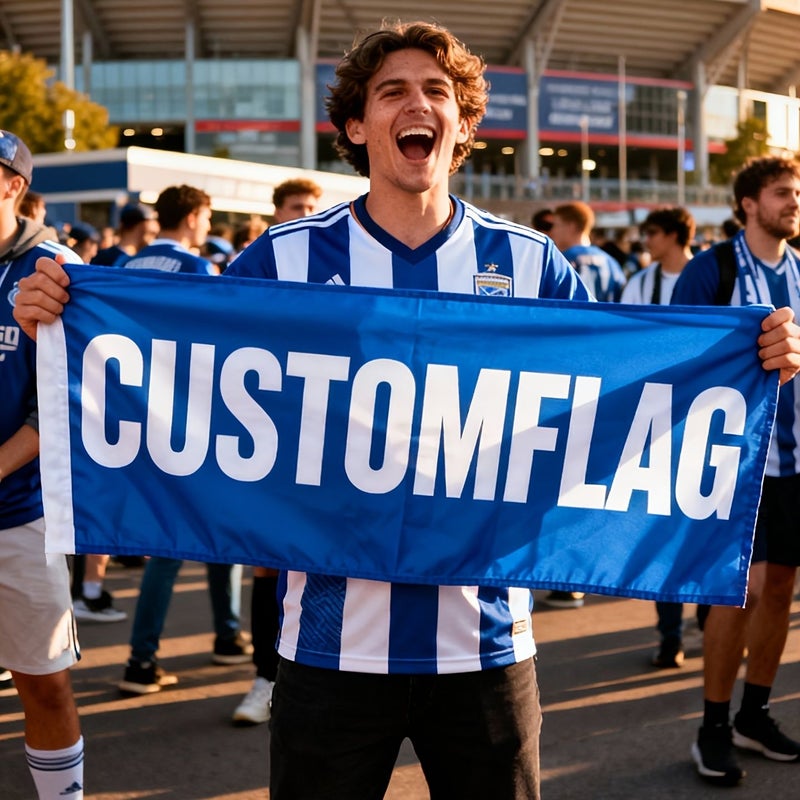 Custom Small Banner 11.81x35.43 Inch for Football Fan Party Decoration - Image 2