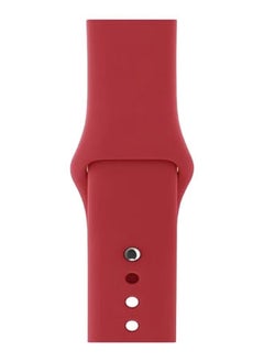 Solid Replacement Band For Apple Watch Series 5/4/3/2/1 Wine Red