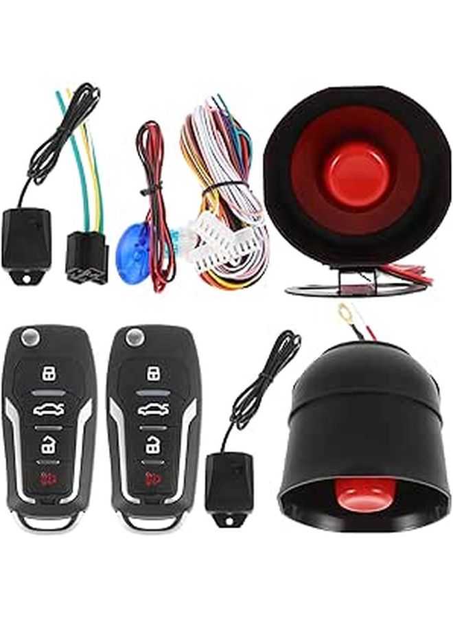 Universal Car Keyless Entry Kit With Remote Engine Start Anti Theft Alarm - Image 1
