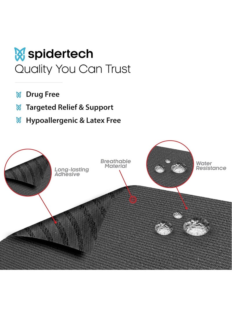 سبايدر تيك شريط سبايدرتيك لعلم الحركة. عبوة من 6 أكياس من يونيفرسال × سبايدر، لون أسود - Image 4