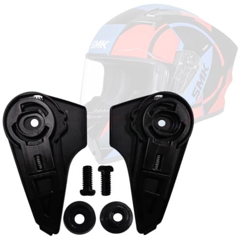 0TO6 SMK Visor Spare Parts Mechanism for SMK Stellar Full Face Helmet | Black - Image 1