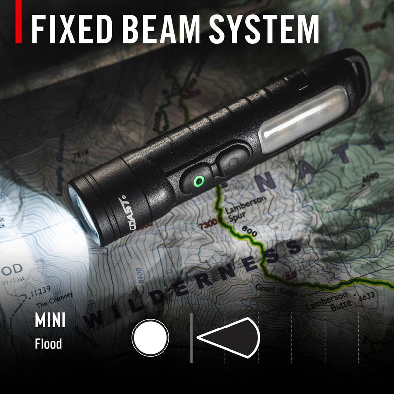 Coast KL30R 500 Lumen Rechargeable LED Pocket Flashlight with UV Light - Image 5