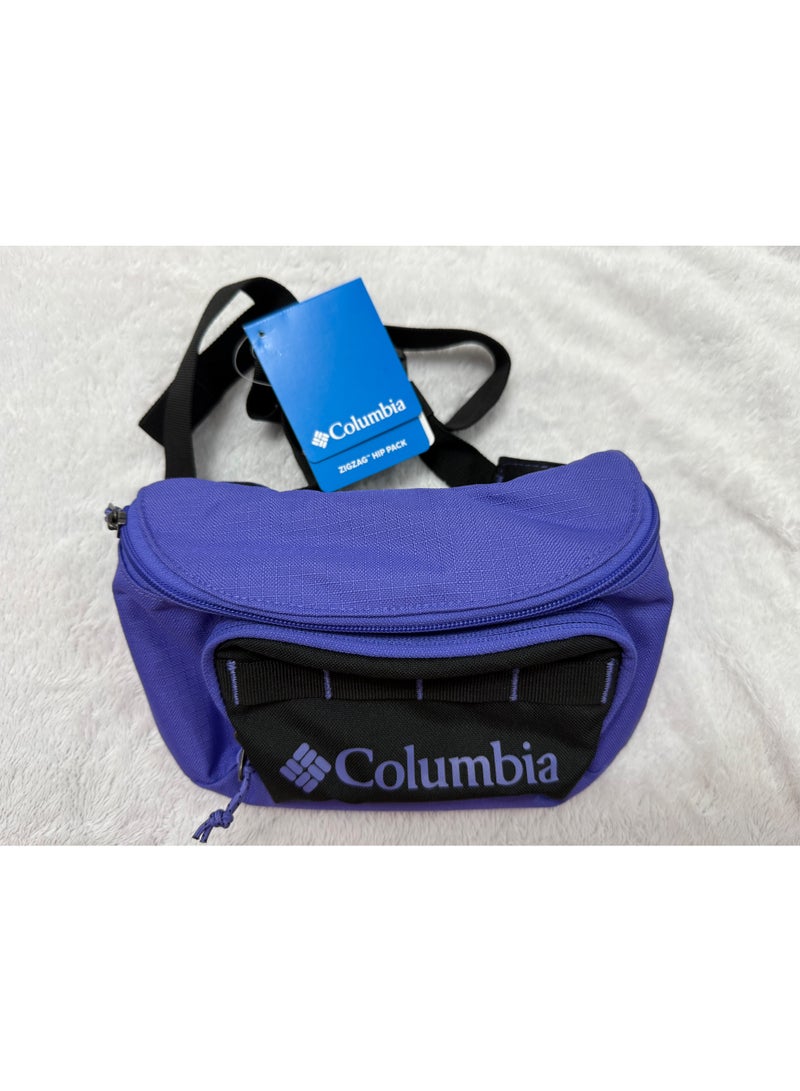 Columbia Outdoor Waist Bag – PURPLE | Multi-Pocket Travel & Sports Pouch - Image 1