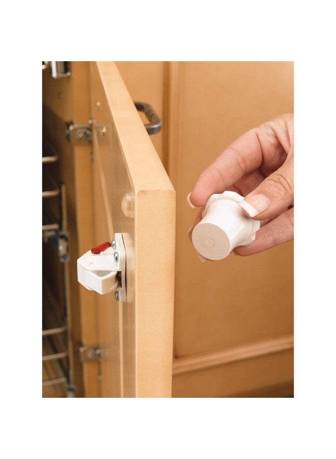 Rev-A-Shelf Revalock Magnetic Childsafe Cabinet Security System Set To Baby Proof Cabinet Drawers And Doors 5 Locks And 2 Keys Ral1011 - Image 5