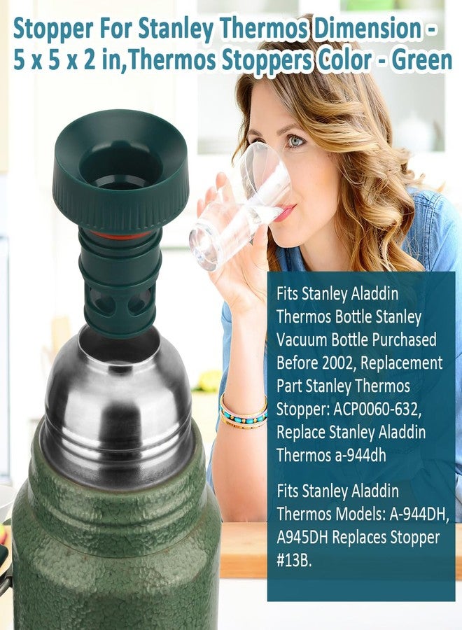 EAGLEGGO Parts Shop Replacement Thermos Stopper for Stanley Aladdin Vacuum Insulated Small Mouth Bottle ACP0060-632 Bottles Stopper #13B pre-2002 Production Replaces Parts No A-944DH A945DH - Image 5