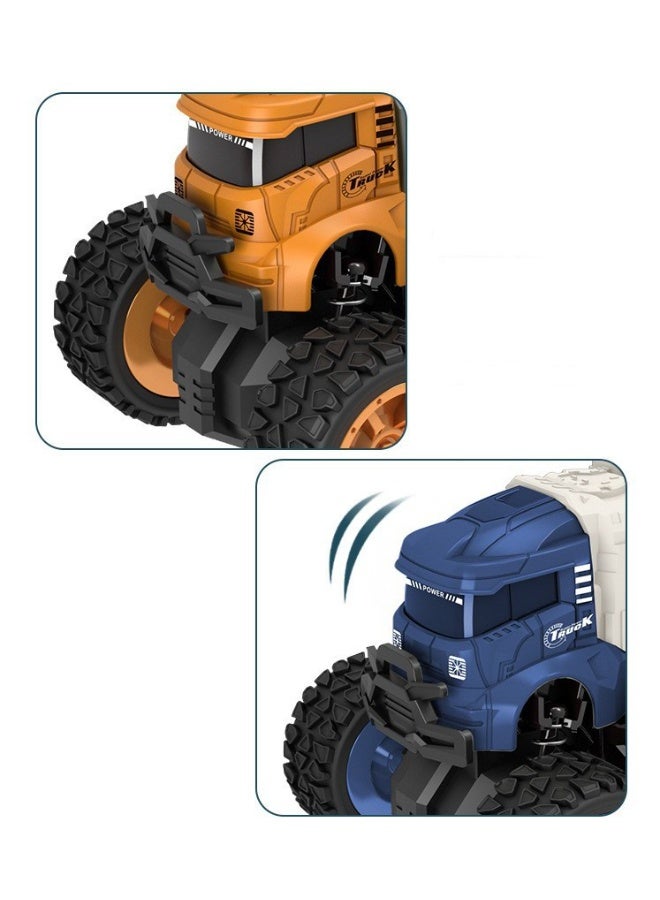 HALAMODO 【4PCS Military Pull-Back Vehicles Set】Kids Inertia Military Toy Cars | Missile Launcher Truck/Two Rocket Launcher Trucks/Anti-Aircraft Vehicle Simulation Models | Military Theme Toys For Boys & Girls Aged 3+ | Durable & Safe ABS Material | Front-Wheel Drive Rear-Wheel Slide Inertia System | Smooth & Rounded Edges | Movable Joints For More Fun | Develop Cognitive Ability + Hands-On Skill + Social Skill | Battery-Free Eco-Friendly Design | Perfect For Military Fans Collection - Image 3