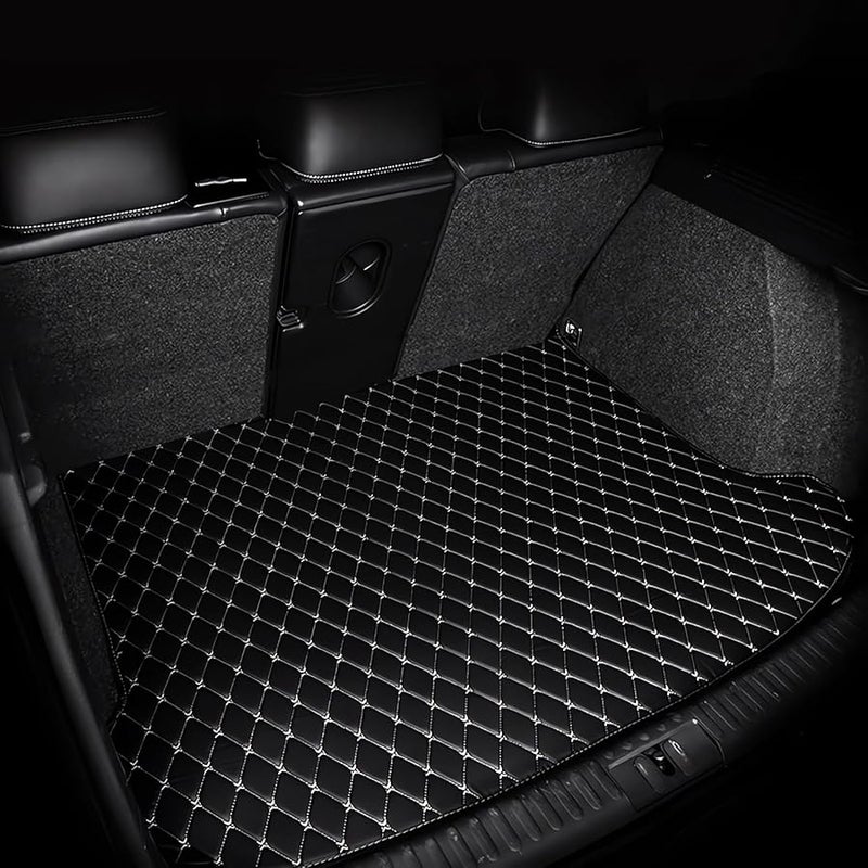 Mercedes Benz S Class All Weather Cargo Mat Anti Slip Trunk Liner Black Beige - Image 2