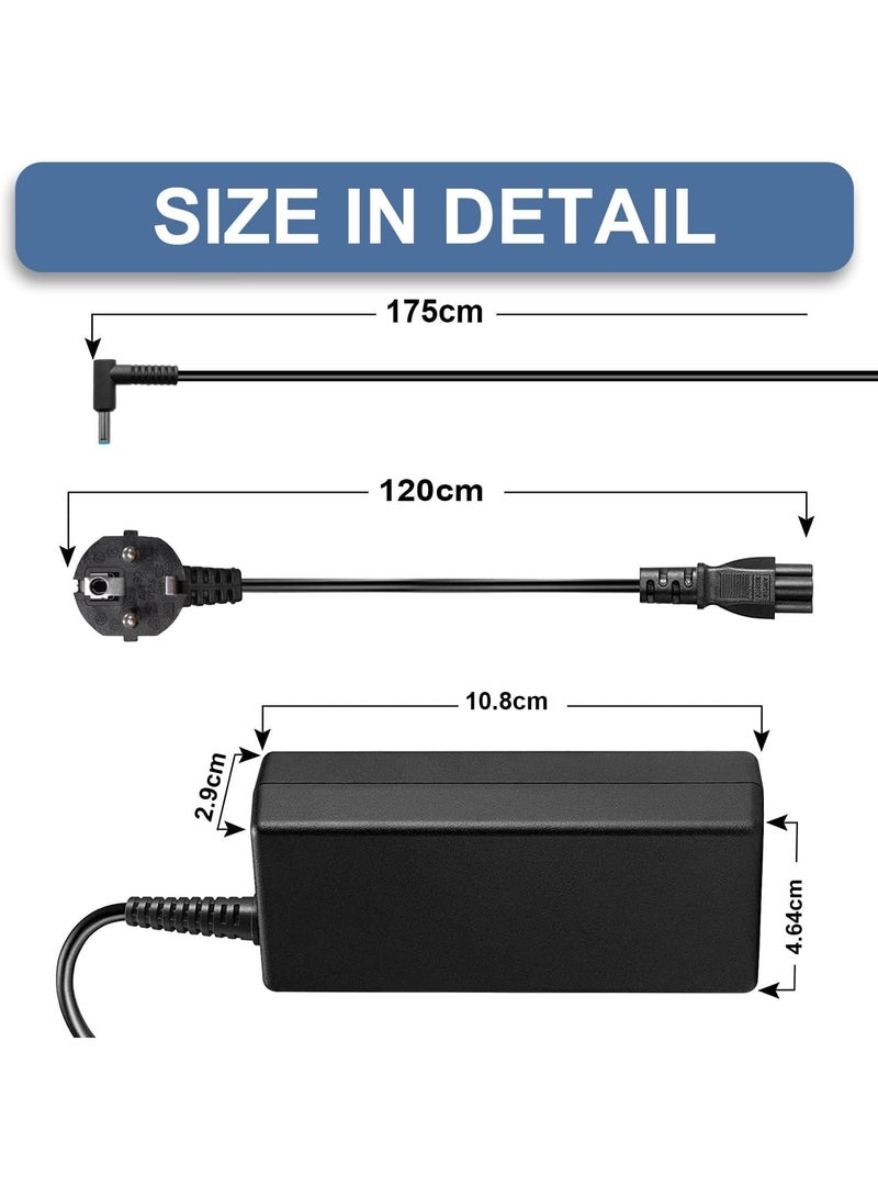 شاحن لابتوب احترافي بقوة 65 واط - محول طاقة 19.5 فولت 3.33 أمبير متوافق مع سلاسل EliteBook وProBook وPavilion - أداء شحن سريع وآمن - Image 3