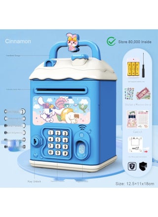 799-1/Blue Cinnamon Rechargeable Version {Multifunctional Automatic Door Opening and Money Rolling} With Large Gift Package