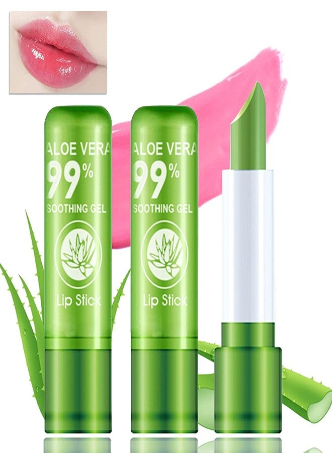 VBA Aloe Vera Lipstick Moisturizing Waterproof Color Changing Long Lasting Nutritious Lip Balm Lips Moisturizer Your Mood Magic Lipstick (Pack of 1) - Image 1