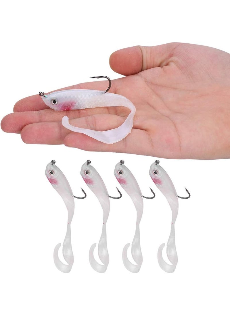 Fydun 5PCS Fish Lures Bait Soft Seabass Fishing Soft Jigging LuresBerkley Artificial Fake bass LuresSilicone Lure Tackle with Hook SO050 4  - Image 4