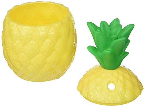 Rhode Island Novelty 8 Oz Pineapple Plastic Cups Set of 12 - Image 2