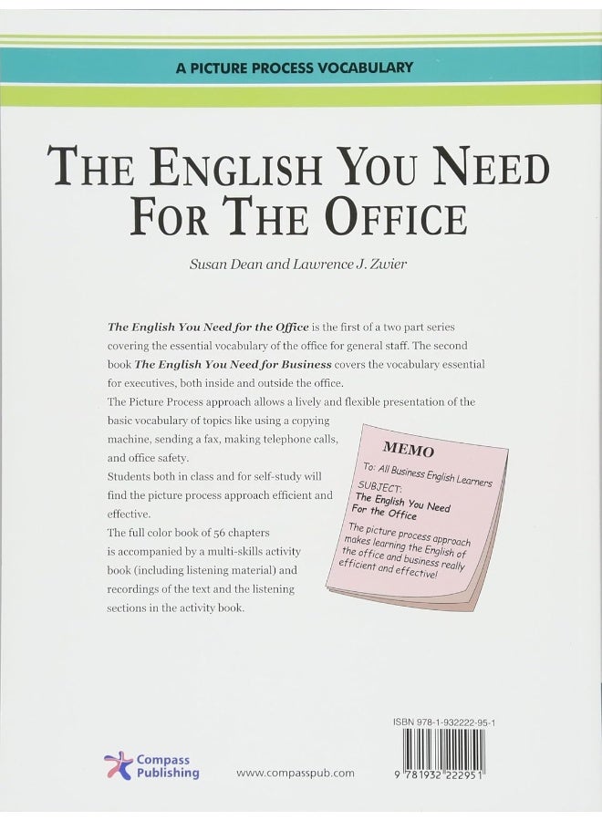 THE ENGLISH YOU NEED FOR THE OFFICE, STUDENTS BOOK WITH AUDIO CD, - Image 2